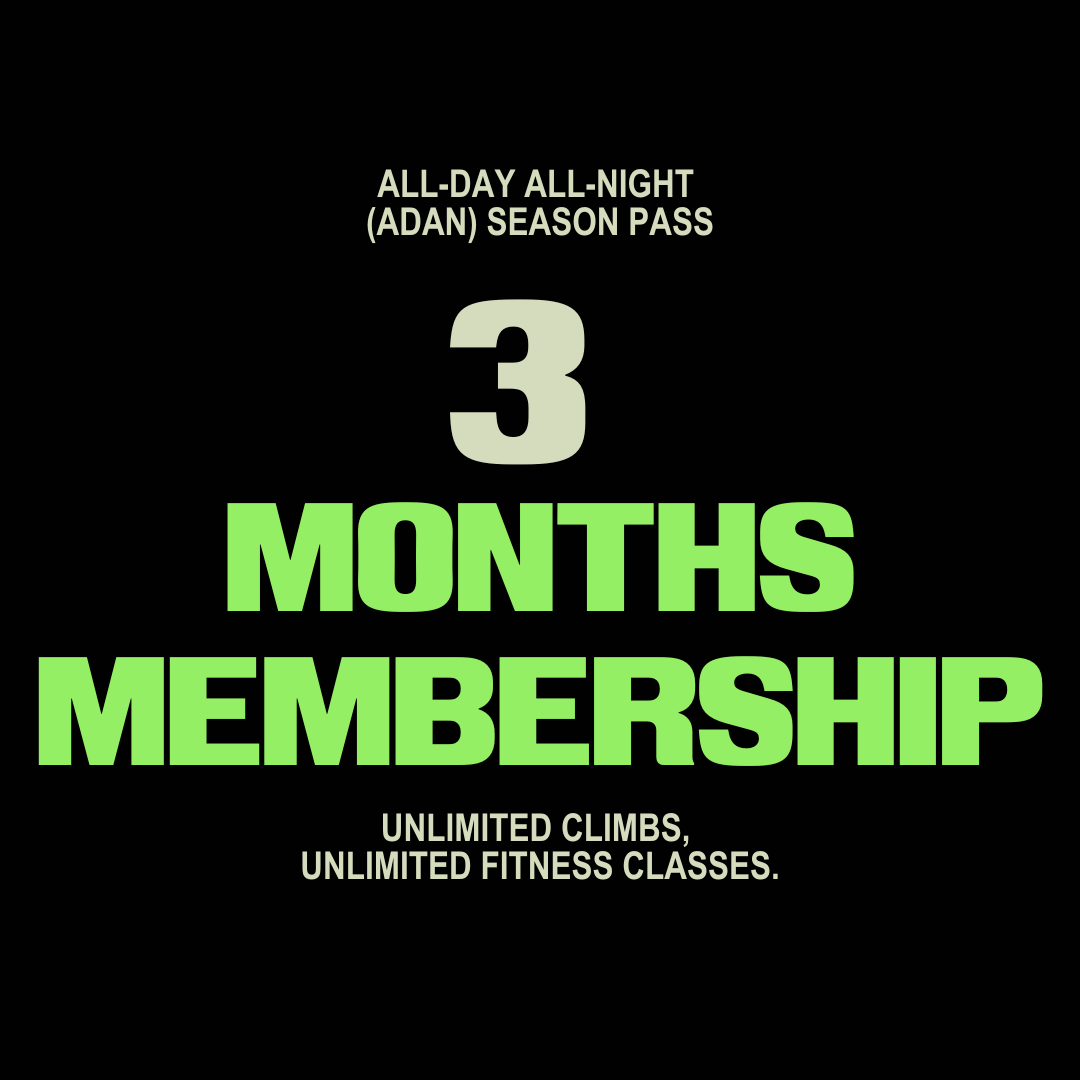 All Day All Night 3-Month Membership