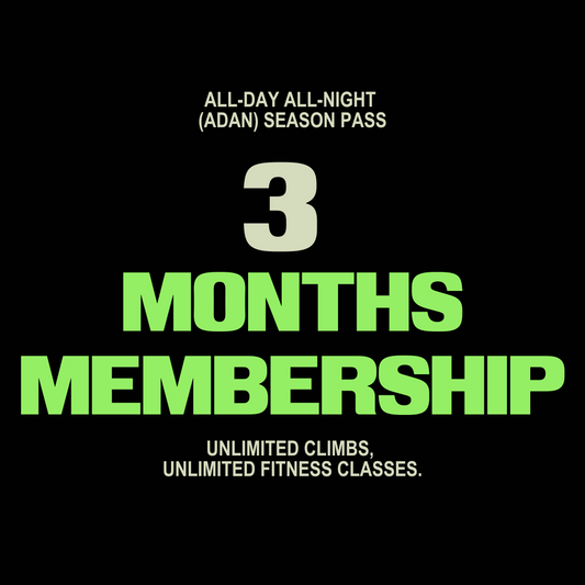 All Day All Night 3-Month Membership