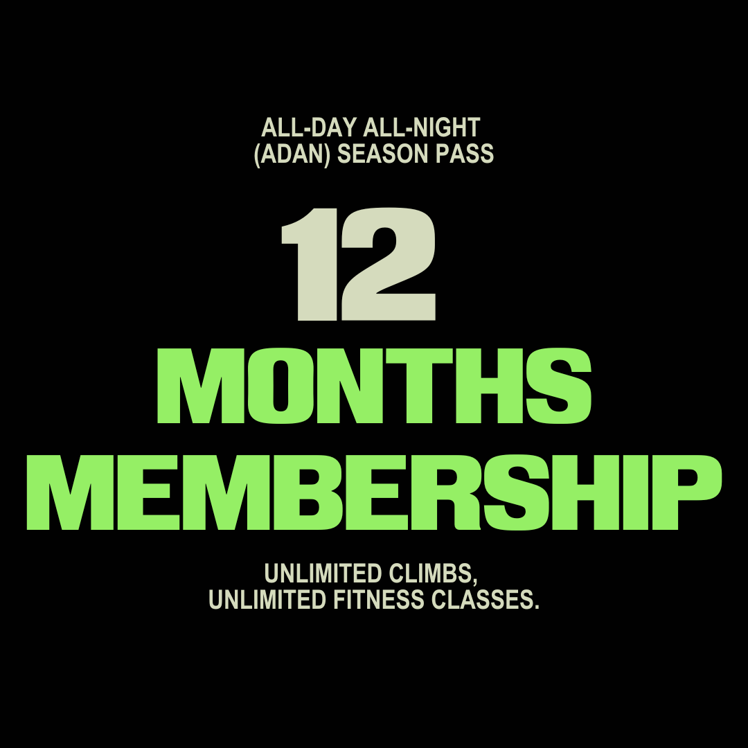 All Day All Night 12-Month Membership